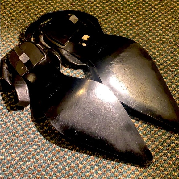 Ann Demeulemeester🖤Leather Wrap Kitten Heel Pumps - Picture 6 of 13